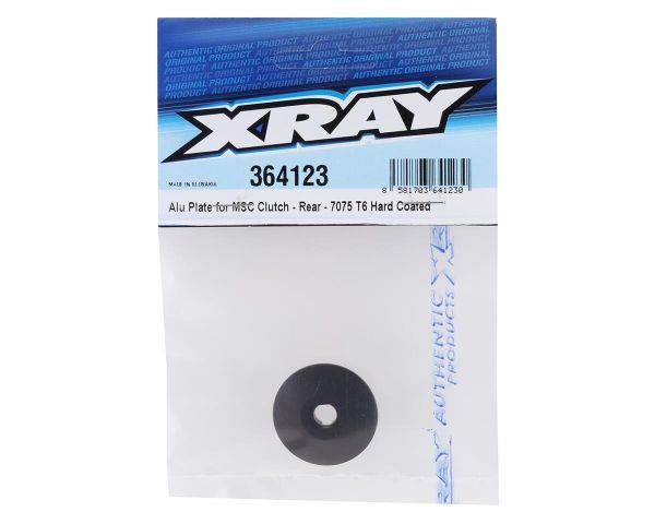 XRAY Alu Platte für MSC Kupplung hinten hart beschichtet