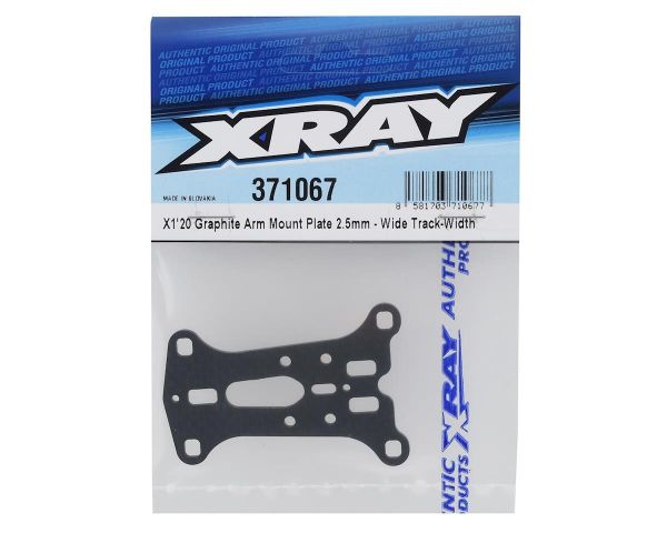 XRAY X1 20 Carbon Querlenker Halter breit 2.5mm