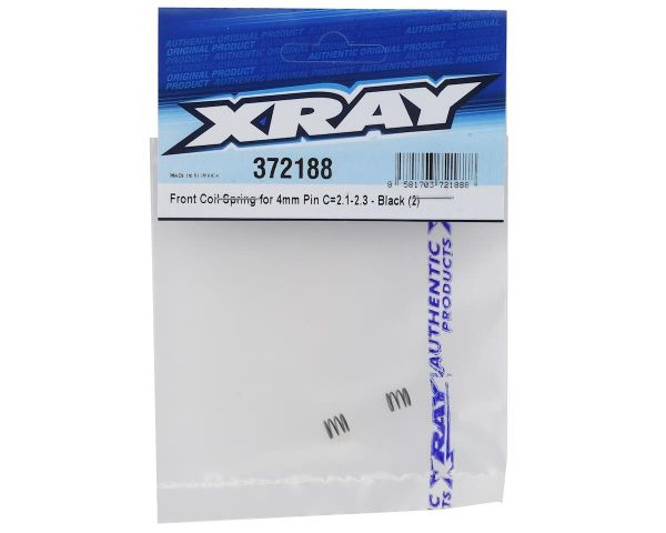 XRAY Federn vorne für 4mm Pin C=2.1-2.3 schwarz
