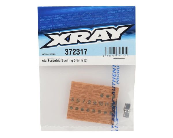 XRAY Alu Führungsbuchsen 0.5mm silber