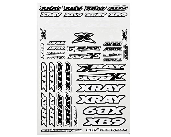 XRAY Body Sticker XB9 weiß XRA397358