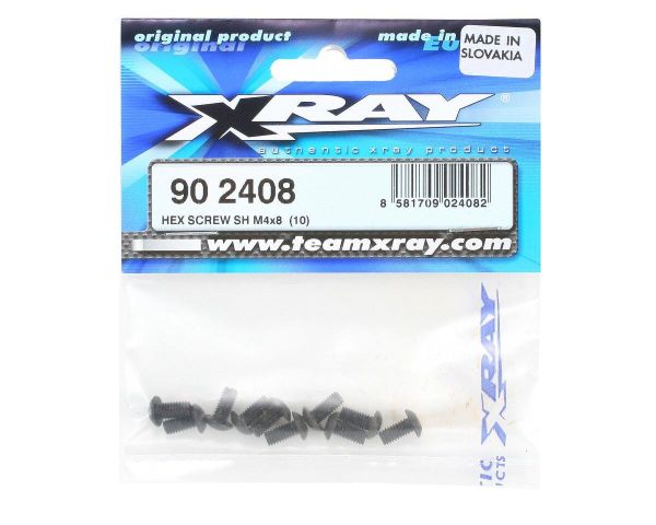 XRAY HEX SCREW SH M4x 8
