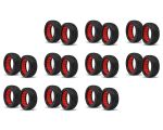 AKA Buggy Reifen 1:8 Component 2AB Soft Longwear mit roten Einlagen 10 Pack AKA14032XR_10PACK