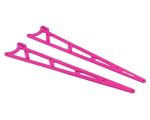 Traxxas Seitenplatten Wheelie Bar pink Alu TRX9462P